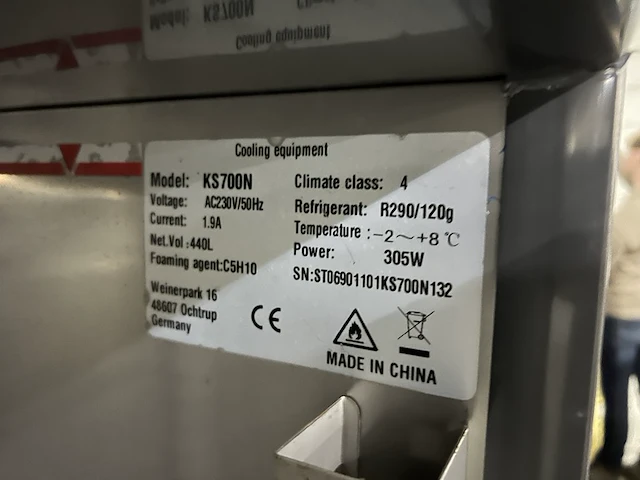 Koelkast ggmgastro, ks700n - afbeelding 5 van  6