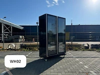 Koelkast glazen deur dubbel wh02