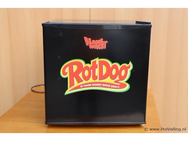 Koelkast met opdruk "rotdog by hans worst" - afbeelding 2 van  4