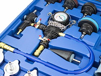 Koelsysteemtester / meetapparaat 23-delig incl. koffer & toebehoren - afbeelding 4 van  8