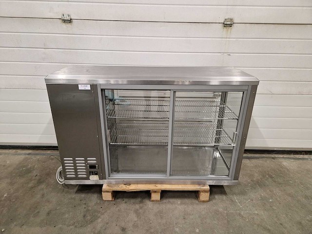 Koelvitrine - rvs - glas - afbeelding 1 van  2