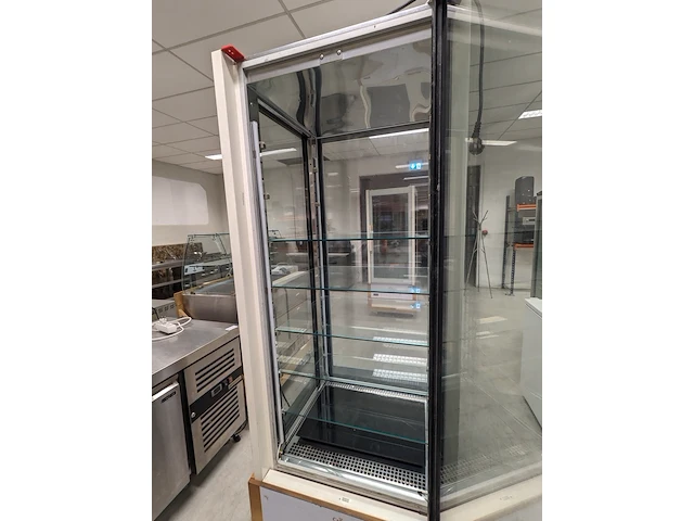 Koelvitrine/ gebaksvitrine, isa cristal tower, wit - afbeelding 2 van  9