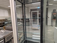 Koelvitrine/ gebaksvitrine, isa cristal tower, wit - afbeelding 2 van  9