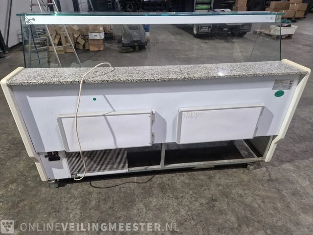 Koelvitrine zoin refrigerazoine, hill 200 vetro dirtto - tutto bianco , wit - afbeelding 8 van  10
