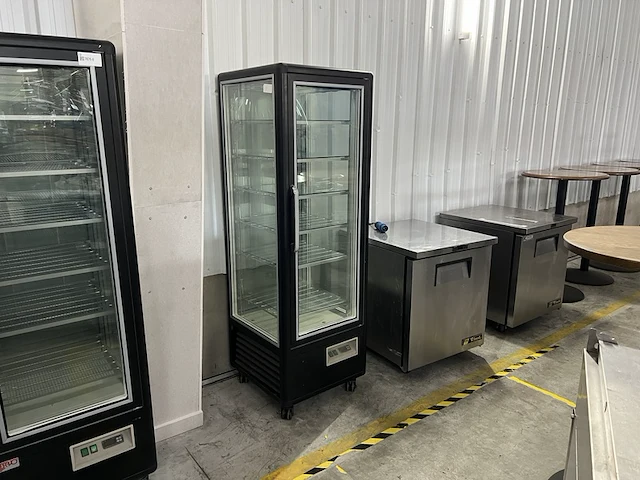 Koelvitrinekast brajo, vetrina 400g-nera9005-, zwart - afbeelding 1 van  3