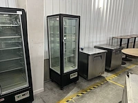 Koelvitrinekast brajo, vetrina 400g-nera9005-, zwart