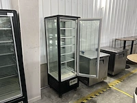 Koelvitrinekast brajo, vetrina 400g-nera9005-, zwart - afbeelding 2 van  3