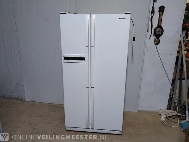 Koelvries combinatie, amerikaanse koelkast samsung, rs20ccsv, wit - afbeelding 1 van  4