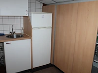 Koelvriescombinatie exquisit class a. afmeting 56 x 56 x 145 cm. let op! staat op eerste verdieping. - afbeelding 1 van  3