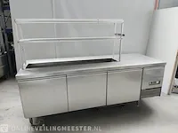 Koelwerkbank eiland met etagere - afbeelding 1 van  6