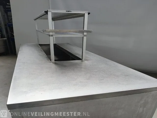 Koelwerkbank eiland met etagere - afbeelding 2 van  6