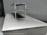 Koelwerkbank eiland met etagere - afbeelding 2 van  6
