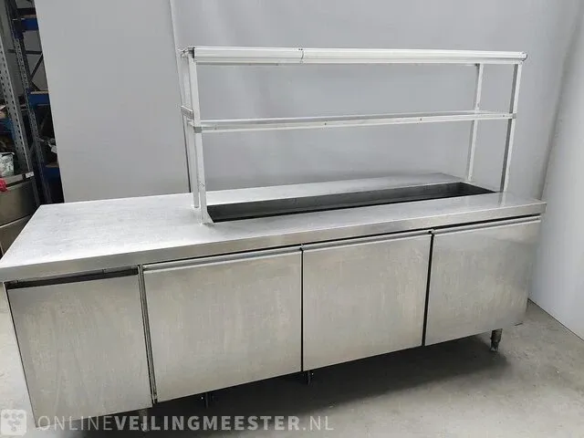 Koelwerkbank eiland met etagere - afbeelding 3 van  6