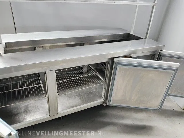 Koelwerkbank eiland met etagere - afbeelding 5 van  6