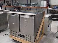 Koelwerkbank met 2 deuren, cmbisteel, model 7950.0400, hxbxd ca. 150x90x74 cm - afbeelding 2 van  11
