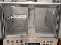 Koelwerkbank met 2 deuren, cmbisteel, model 7950.0400, hxbxd ca. 150x90x74 cm - afbeelding 6 van  11