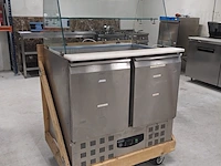 Koelwerkbank met 2 deuren, cmbisteel, model 7950.0400, hxbxd ca. 150x90x74 cm - afbeelding 11 van  11