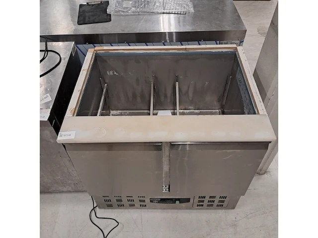 Koelwerkbank met 2 deuren, combisteel, model 7950.0400 - afbeelding 2 van  7