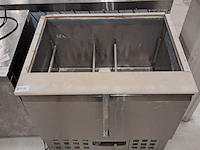 Koelwerkbank met 2 deuren, combisteel, model 7950.0400 - afbeelding 2 van  7