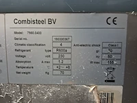 Koelwerkbank met 2 deuren, combisteel, model 7950.0400 - afbeelding 7 van  7