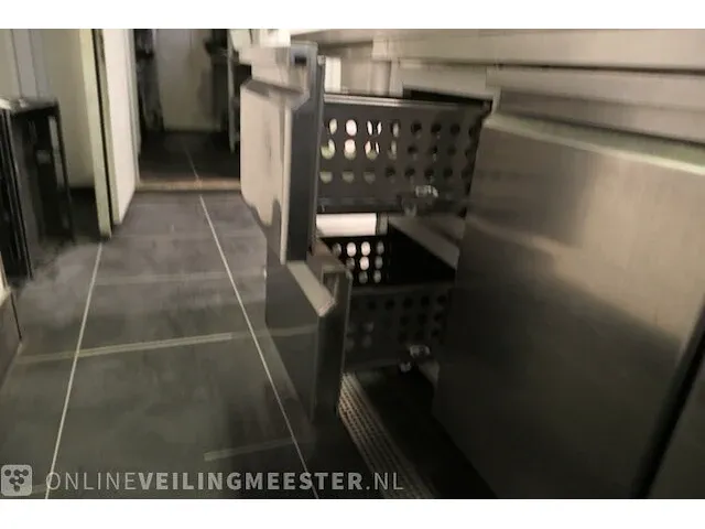 Koelwerkbank met dubbele spoelbak diamond, gastro line plus - afbeelding 6 van  11