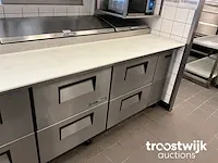 Koelwerkbank met ingebouwde saladiere - afbeelding 3 van  7
