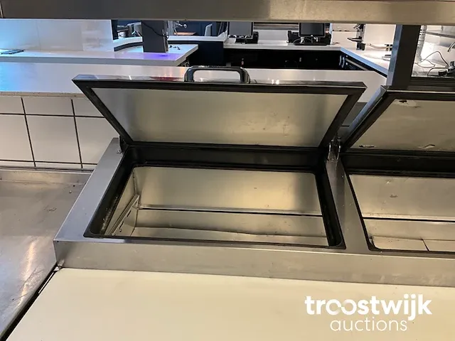 Koelwerkbank met ingebouwde saladiere - afbeelding 5 van  7