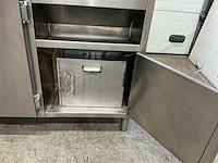 Koelwerkbank met prullenbak & wasbakje - afbeelding 2 van  10