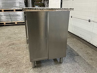 Koelwerkbank met prullenbak & wasbakje - afbeelding 5 van  10