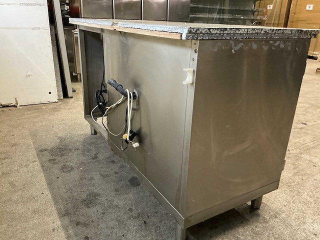 Koelwerkbank met prullenbak & wasbakje - afbeelding 8 van  10