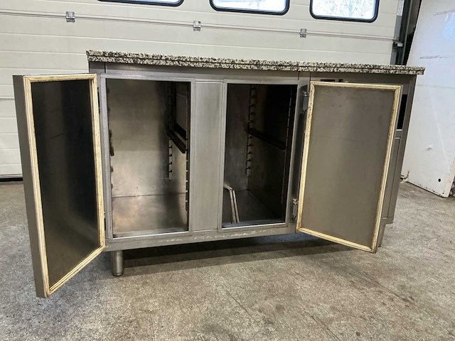 Koelwerkbank met prullenbak & wasbakje - afbeelding 9 van  10