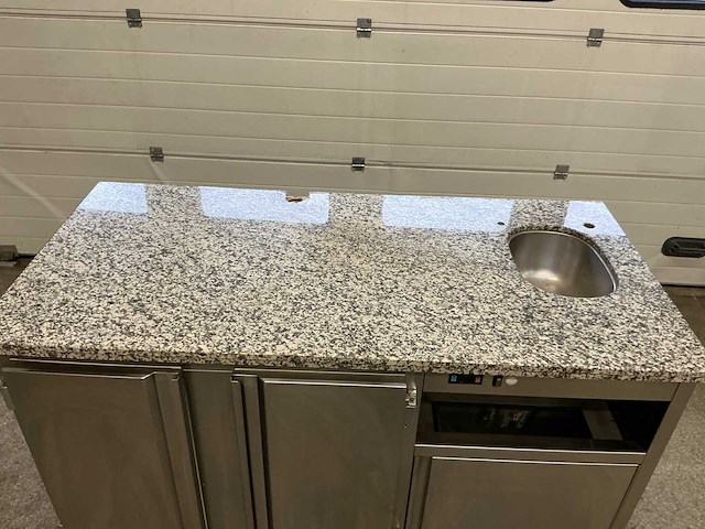 Koelwerkbank met prullenbak & wasbakje - afbeelding 10 van  10