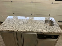 Koelwerkbank met prullenbak & wasbakje - afbeelding 10 van  10