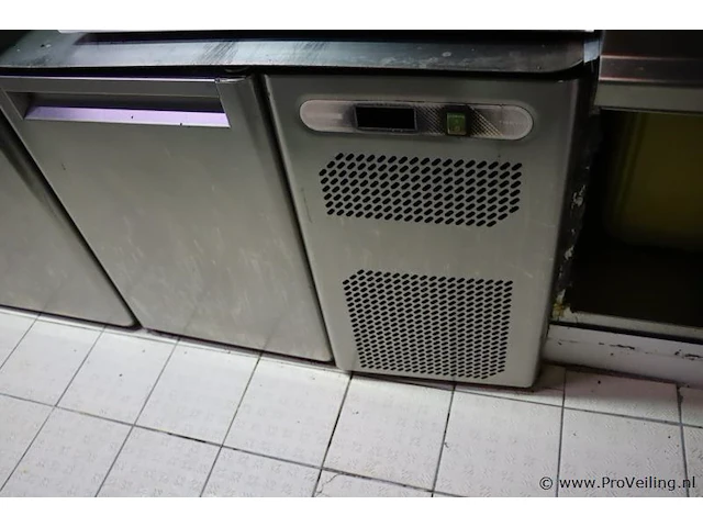 Koelwerkbank, rvs - 230x70x71cm - afbeelding 2 van  3