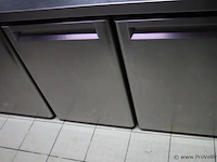Koelwerkbank, rvs - 230x70x71cm - afbeelding 3 van  3