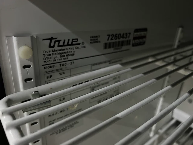 Koelwerkbank true, tuc-27 - afbeelding 4 van  5