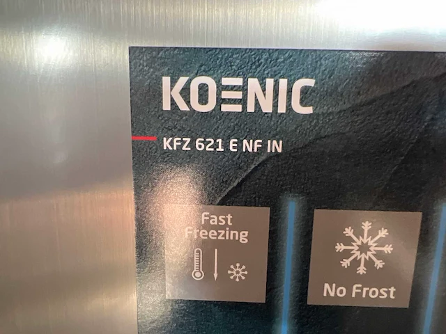 Koenic kfz 621 e nf in upright freezer - afbeelding 3 van  8