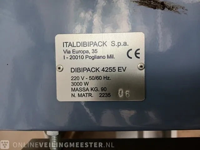 Koepelsealer italdibipack, dibipack 4255 evolution - afbeelding 10 van  11