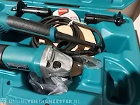 Koffer met haakse slijpers makita, dk0053g, bouwjaar 2021 - afbeelding 4 van  6