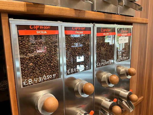 Koffiebonen dispenser (4x) - afbeelding 2 van  5