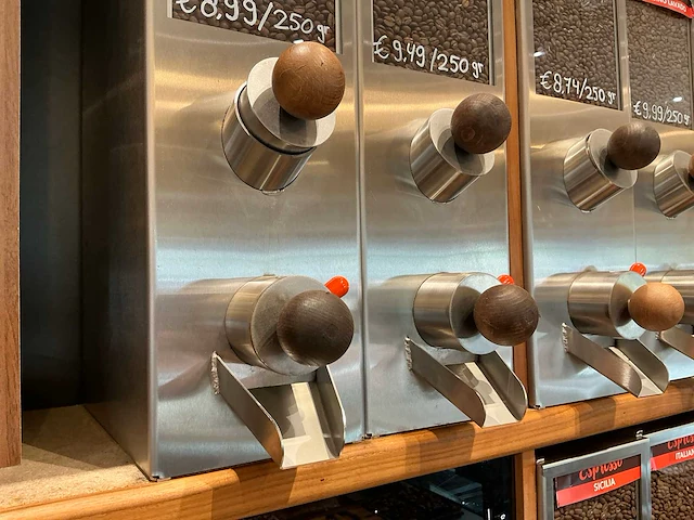 Koffiebonen dispenser (6x) - afbeelding 2 van  4