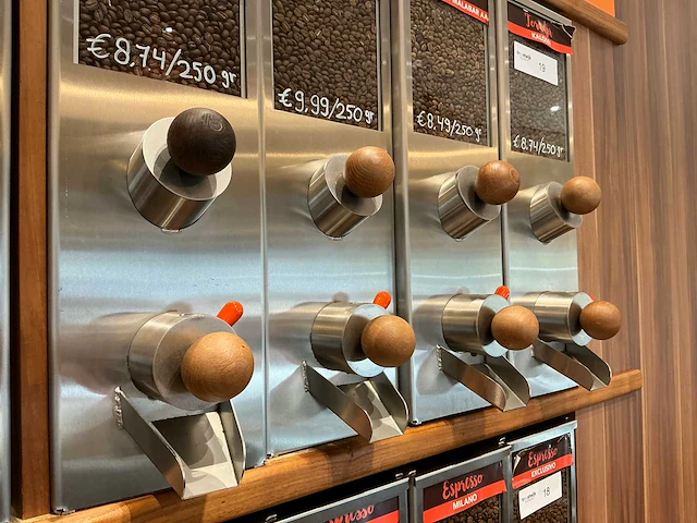 Koffiebonen dispenser (6x) - afbeelding 4 van  4