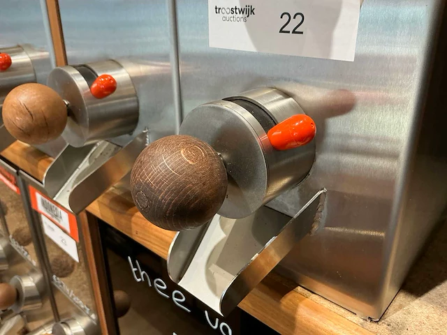Koffiebonen dispenser (6x) - afbeelding 4 van  5