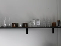 Koffiekopjes en glazen. - afbeelding 1 van  3
