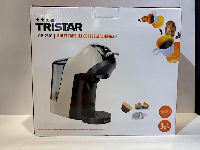Koffiemachine 3-1, tristar, cm-2301 - afbeelding 1 van  1