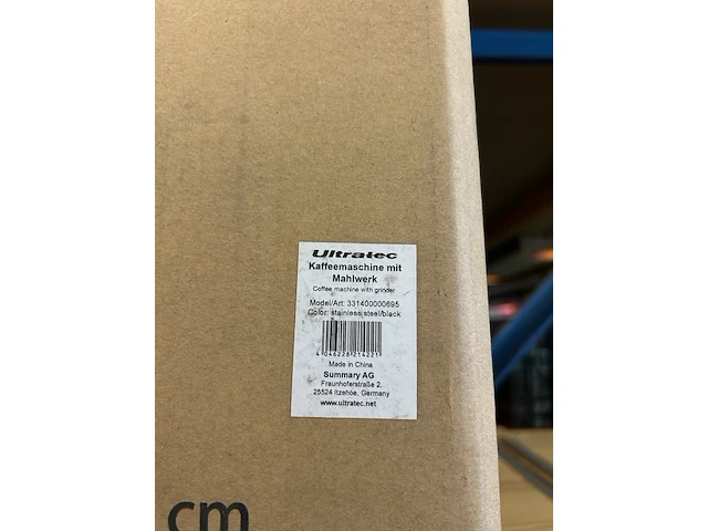 Koffiemachine ultratec - afbeelding 3 van  3