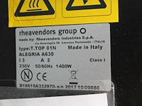 Koffiemachine vantienen alegria a630 nescafe t.top 01n. bouwjaar 2013. - afbeelding 8 van  8