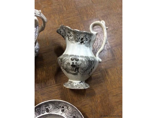 Koffieset italian boys ( niet compleet ) 22stuks - afbeelding 4 van  5