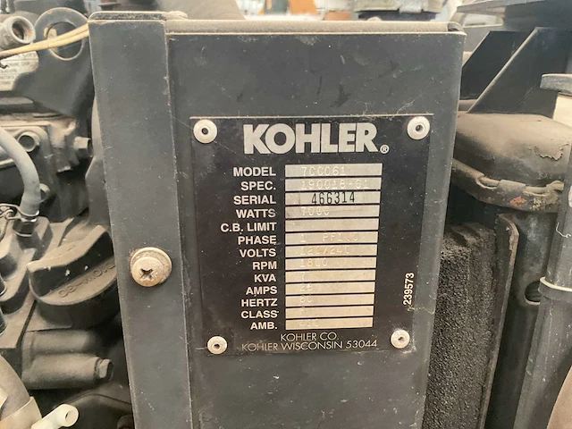 Kohler 7cc061 stroomgenerator - afbeelding 2 van  10