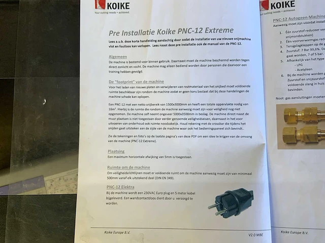 Koike - pnc-12 extreme - plasmasnijmachine met hypertherm powermax 125 - afbeelding 48 van  52